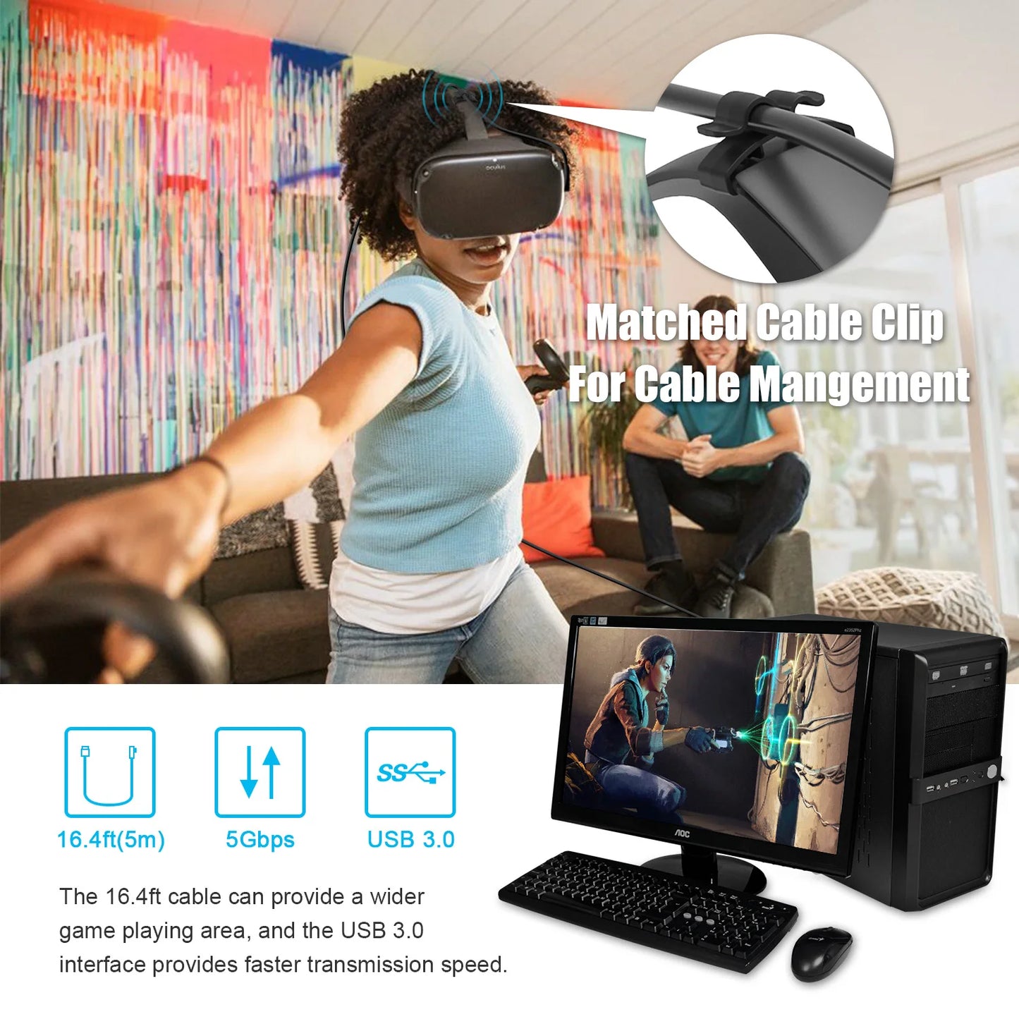 Oculus Quest 2 Grip Knuckle Strap Silicone VR Accessories