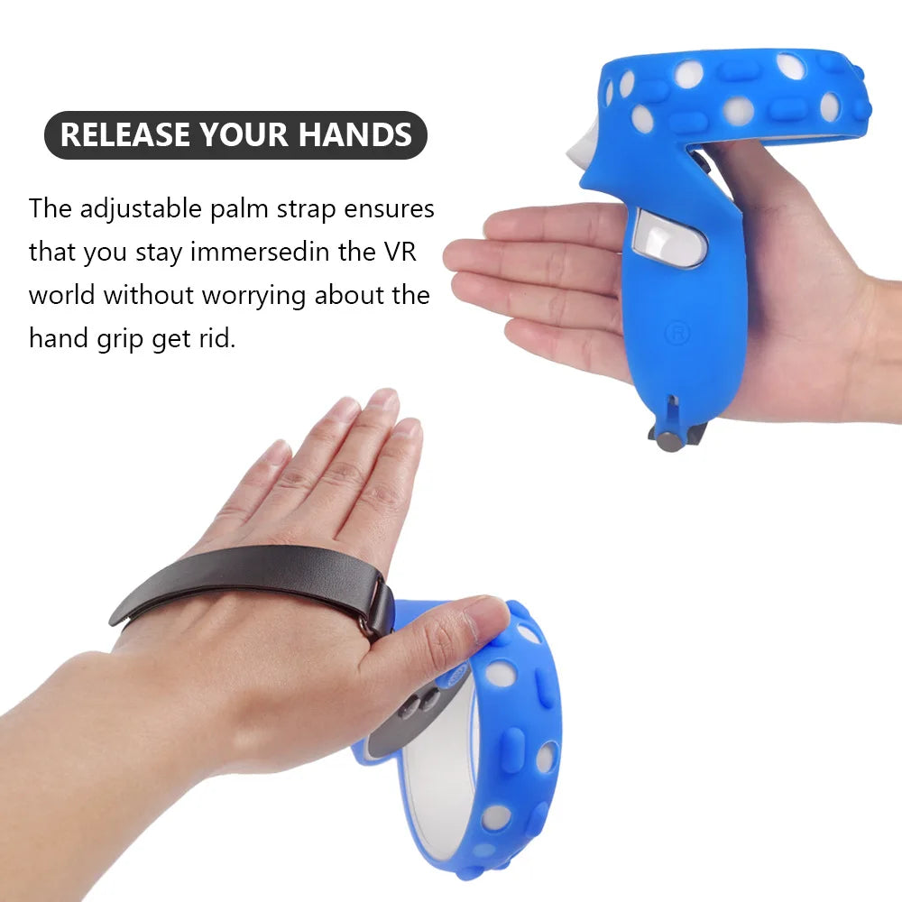 Oculus Quest 2 Grip Knuckle Strap Silicone VR Accessories