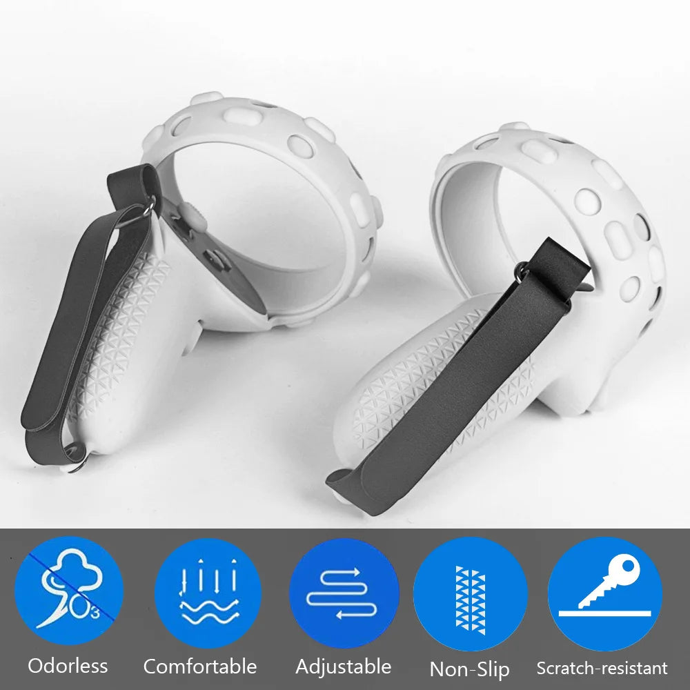 Oculus Quest 2 Grip Knuckle Strap Silicone VR Accessories