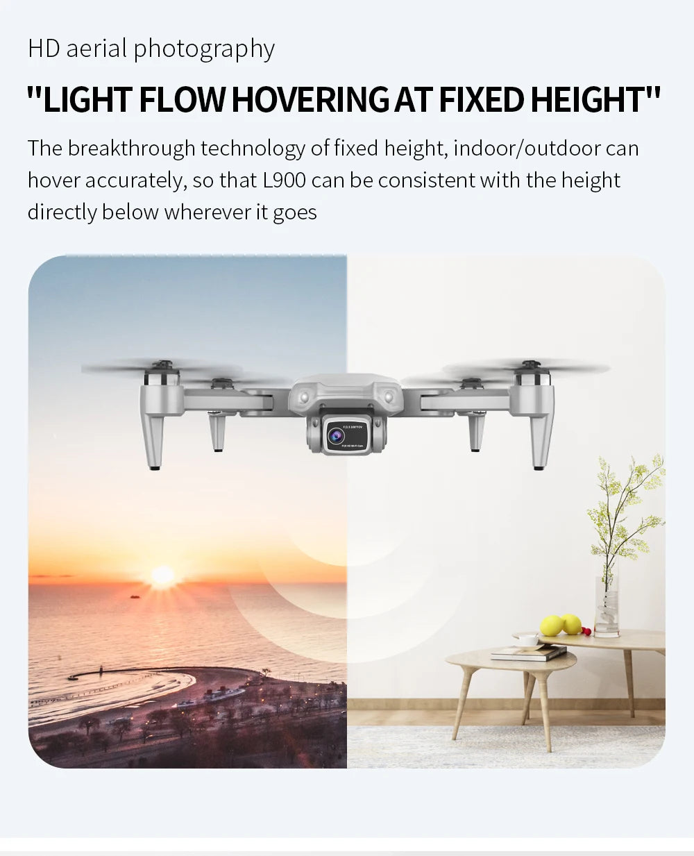 Drone L900 Pro 4K 5G GPS HD Dual Camera Foldable Quadcopter RC