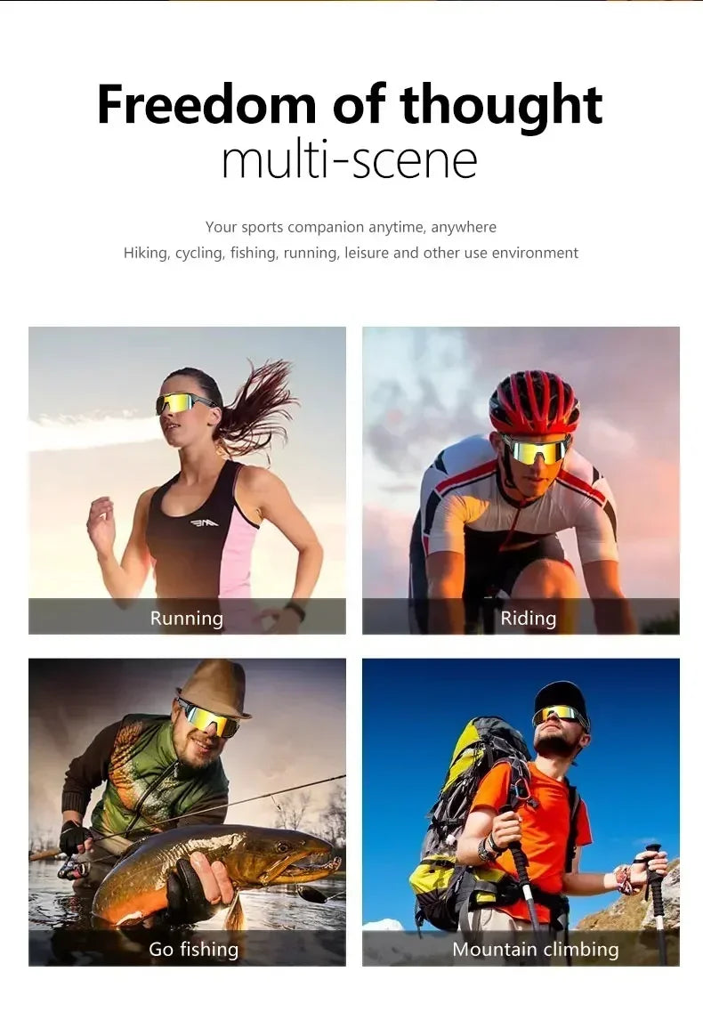 YJ006 Cycling bluetooth smart glasses technology audio call remote headset sunglasses sports driving music earbuds headphones