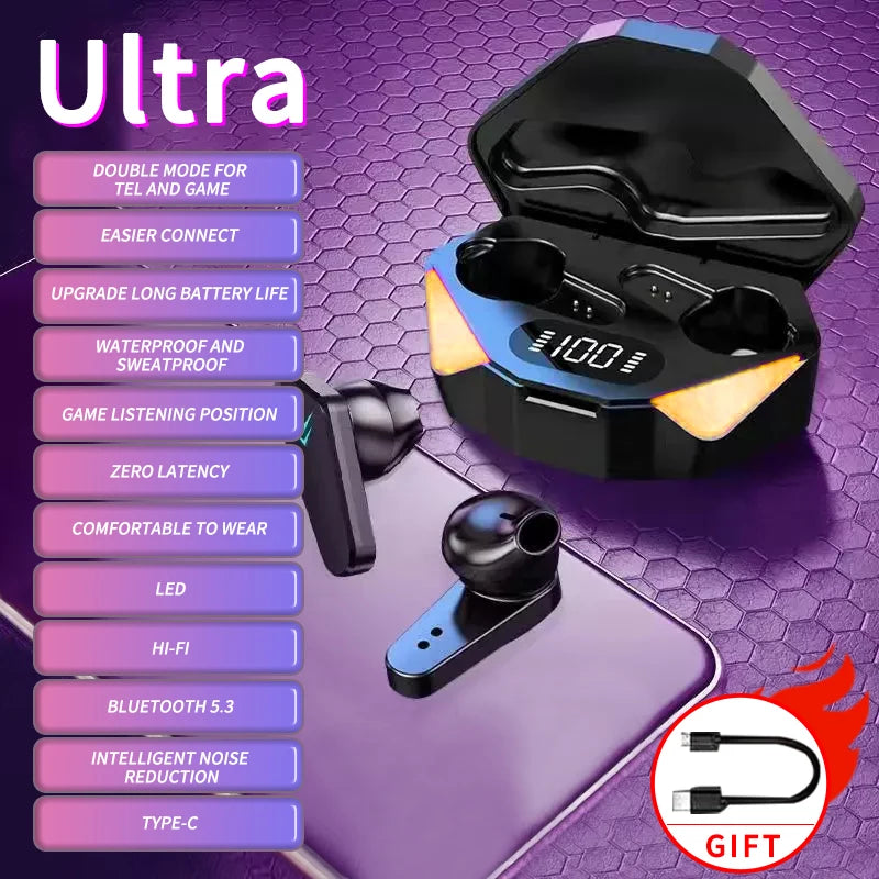 New Wireless Bluetooth Gaming Headphones, Earbuds for Xiaomi, Huawei