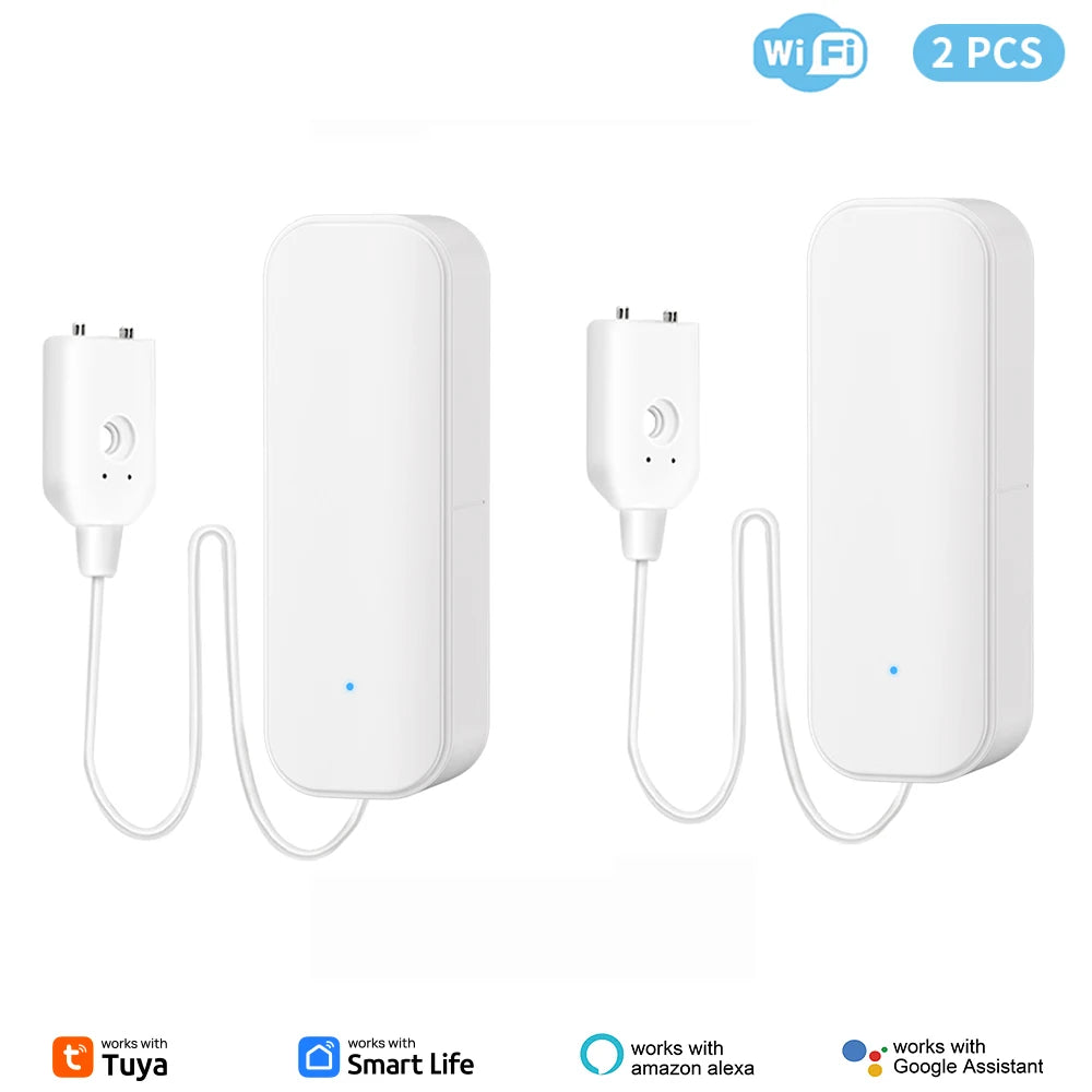 WiFi Water Level Sensor Tuya Leakage Alarm Flood Leak Detector Smart Home Life APP Water Alert Overflow Alarm Security System