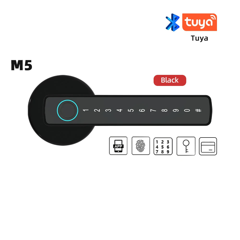RAYKUBE Tuya BLE Smart Fingerprint Door Lock