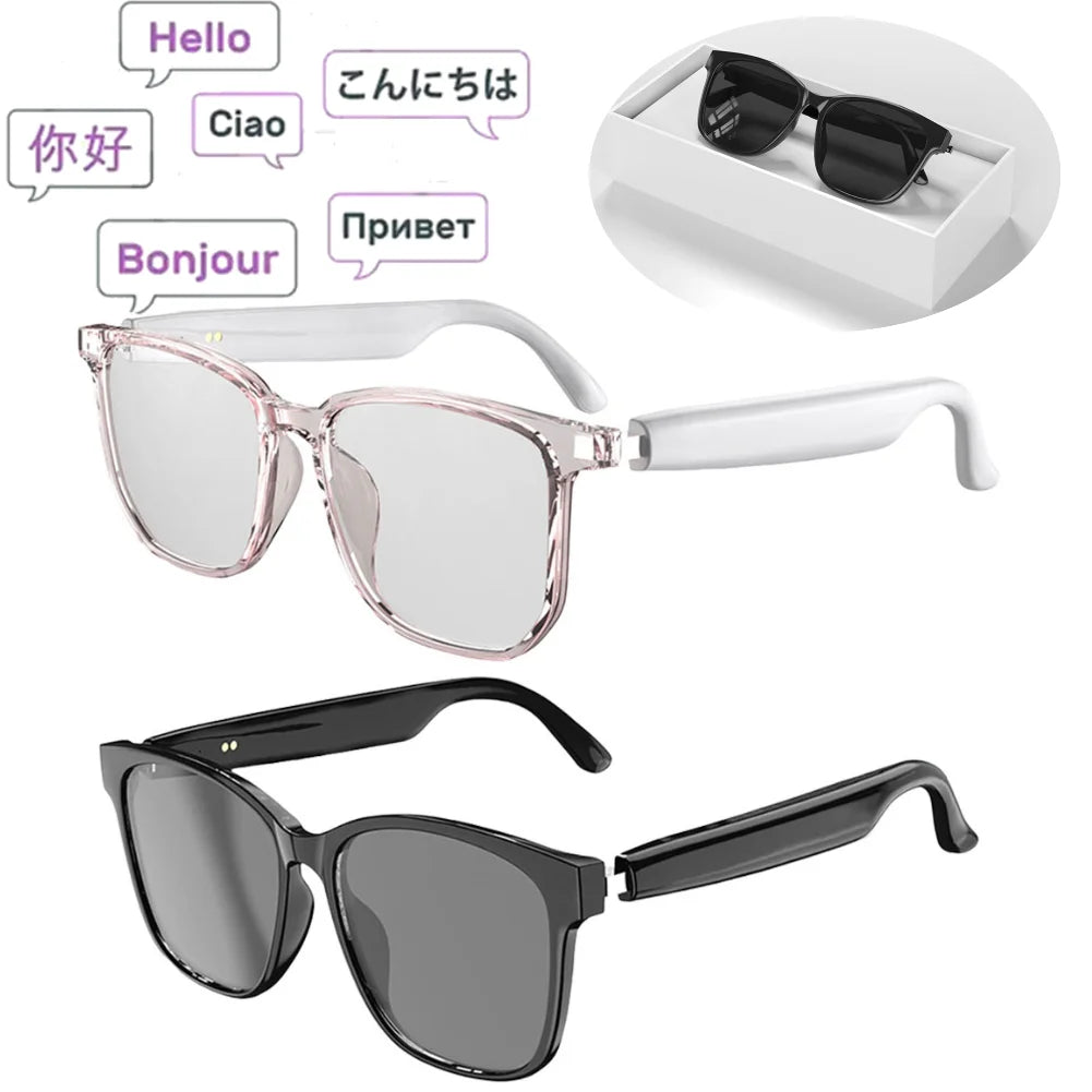 AI Smart Glasses with Camera & Voice Translation