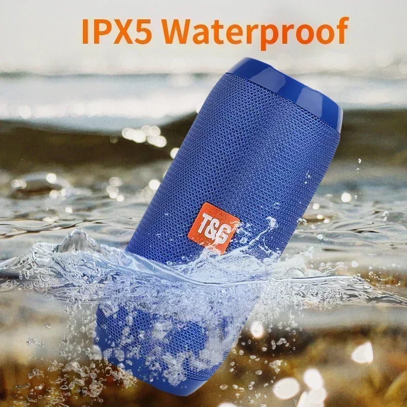 Portable Wireless Bluetooth Speaker – Waterproof Subwoofer & Stereo Sound