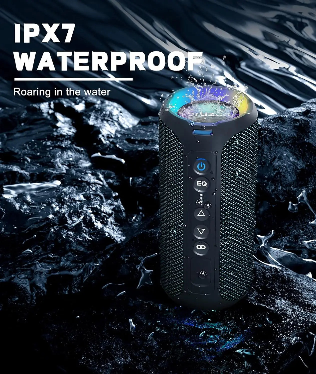 Ortizan 40W Bluetooth Speaker – Enhanced Bass & Waterproof Outdoor Speaker