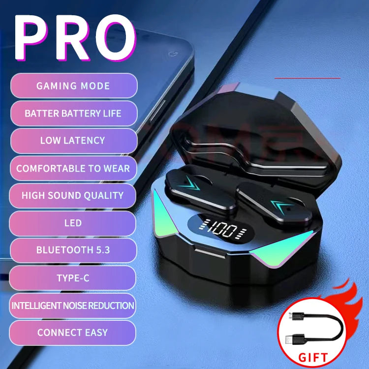 New Wireless Bluetooth Gaming Headphones, Earbuds for Xiaomi, Huawei