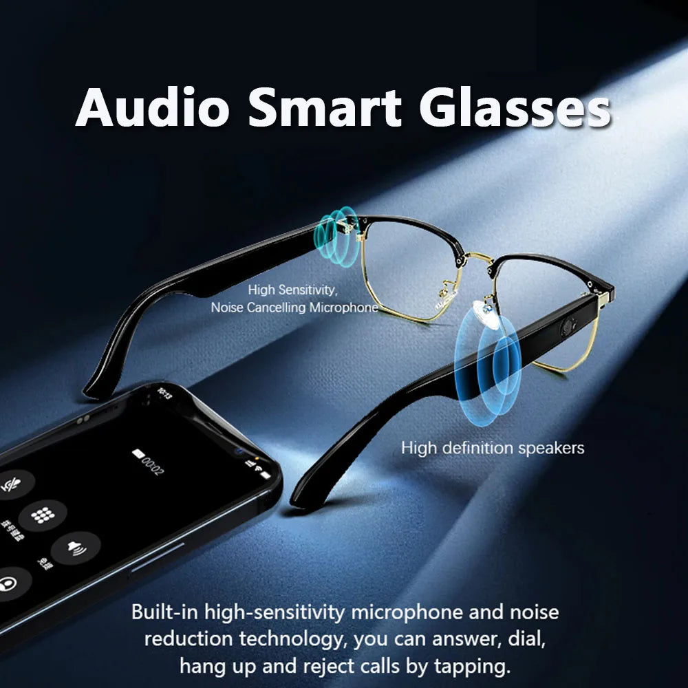 Smart Audio Glasses – Wireless Bluetooth 5.3 with HiFi Sound