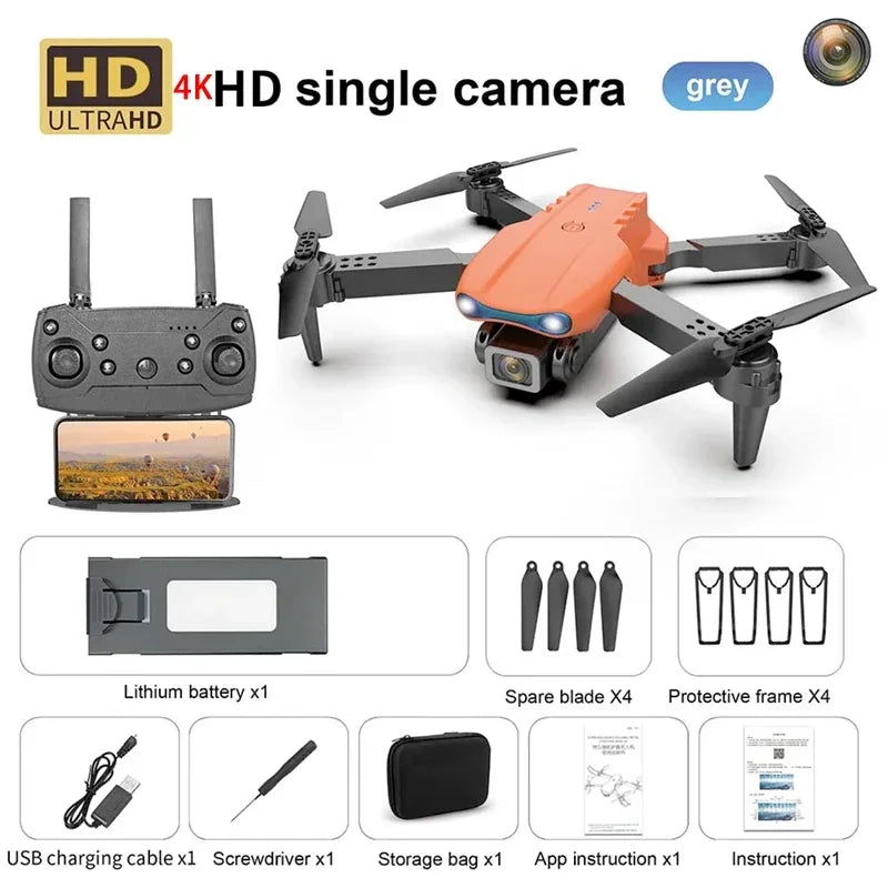 New E99 PRO Drone GPS 8K HD Camera FPV 5G Wifi Brushless Motor Foldable RC Quadcopter