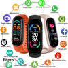 M6 Smart Watch for Men & Women - Fitness Tracker with Heart Rate, Blood Pressure Monitor, Waterproof