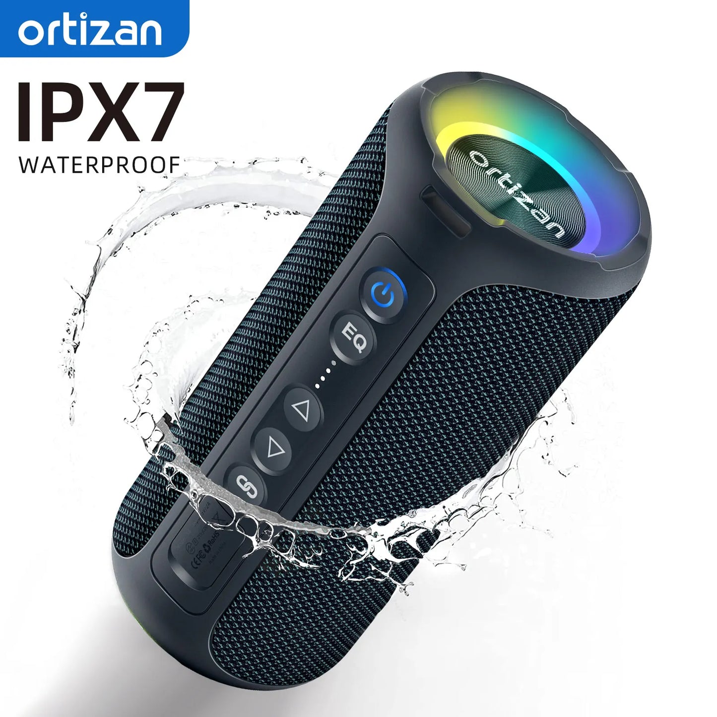 Ortizan 40W Bluetooth Speaker – Enhanced Bass & Waterproof Outdoor Speaker