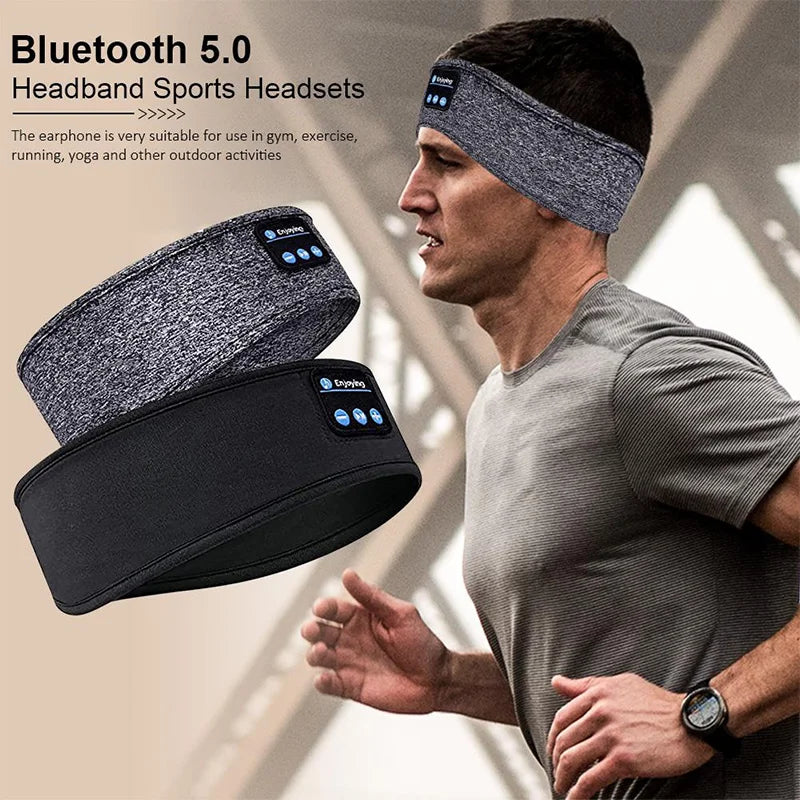 Fone Bluetooth Earphones Sports Sleeping Headband – Wireless Music Eye Mask Headset