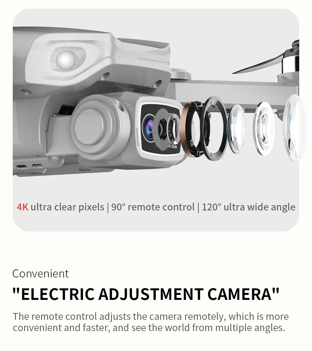 Drone L900 Pro 4K 5G GPS HD Dual Camera Foldable Quadcopter RC