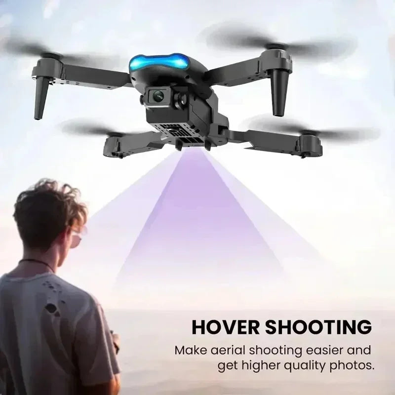 New E99 8K HD Camera Foldable Quadcopter Drone with Remote Control