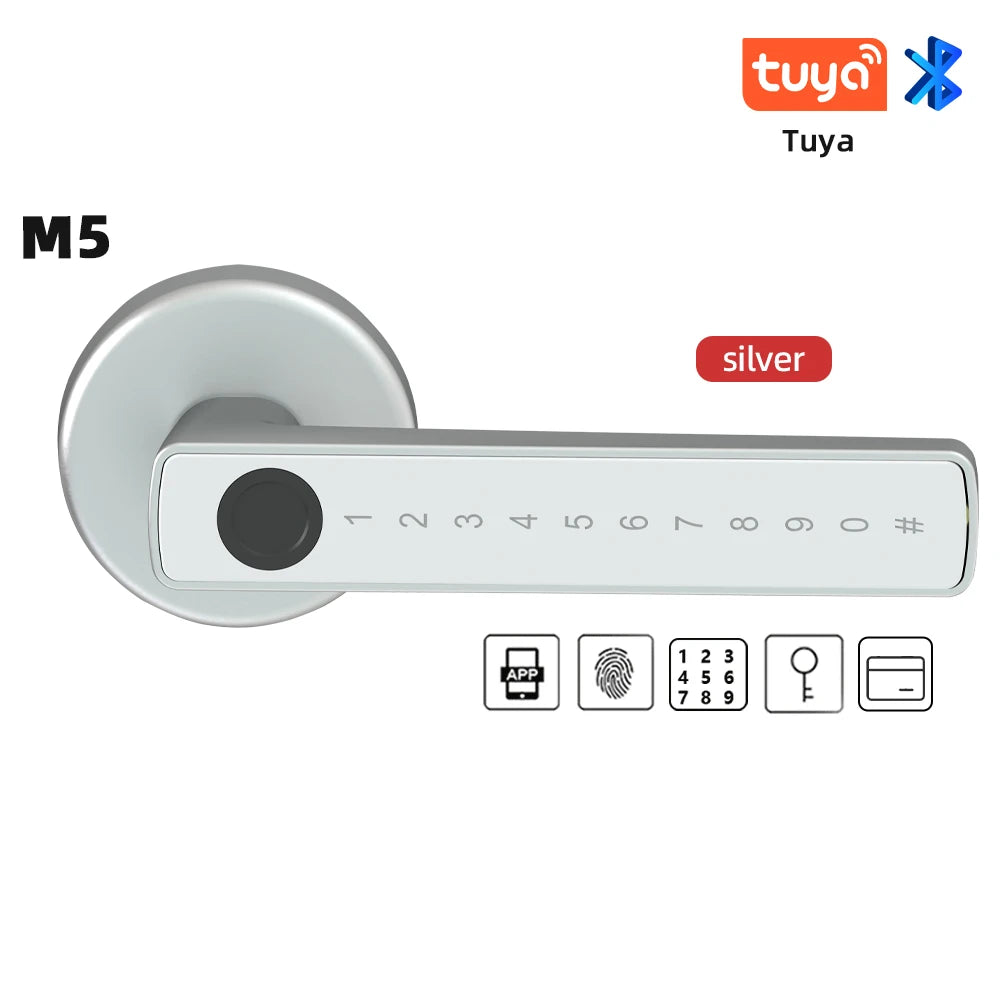 RAYKUBE Tuya BLE Smart Fingerprint Door Lock