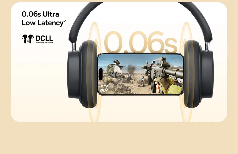 Baseus Bowie D05 Wireless Headphones – 3D Spatial Audio & 70H Playtime