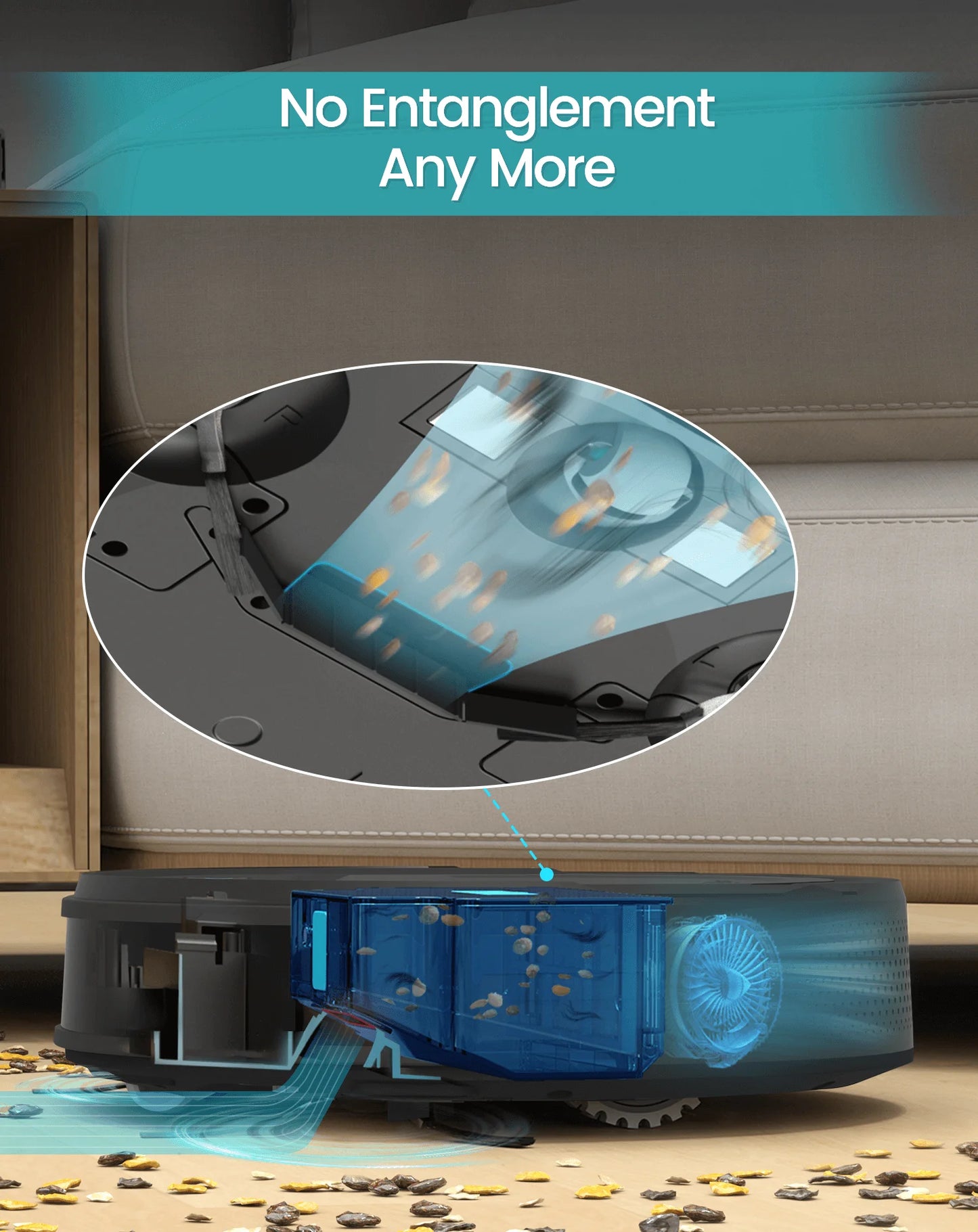 Lefant M210 Pro Robot Vacuum Cleaner – 2200Pa Suction, WiFi, Alexa, APP, Self-Charging