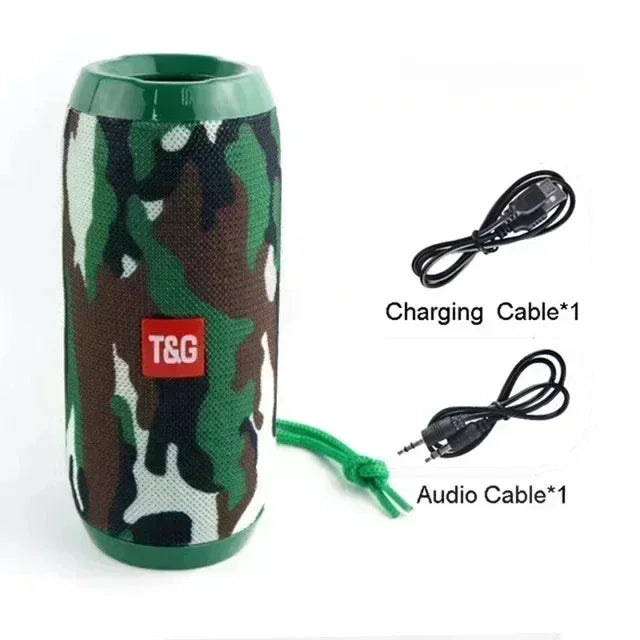 Portable Wireless Bluetooth Speaker – Waterproof Subwoofer & Stereo Sound