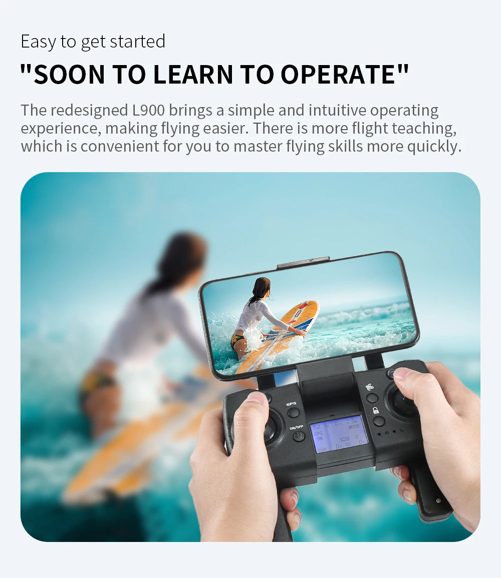 Drone L900 Pro 4K 5G GPS HD Dual Camera Foldable Quadcopter RC