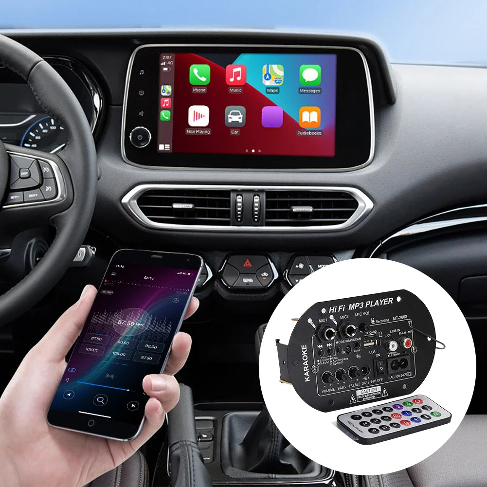 Car Subwoofer Bluetooth 5.0 120W DIY Power Amplifier Module