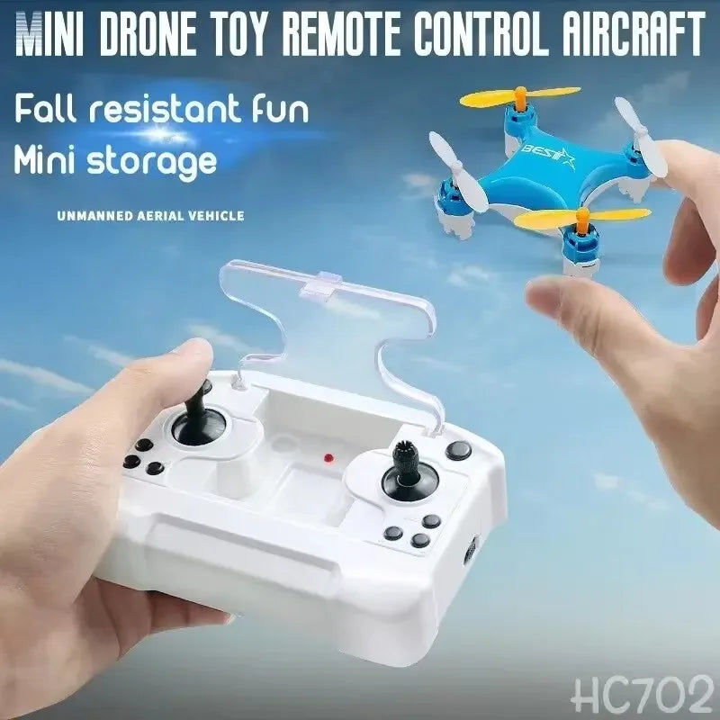 Drone Mini Remote Control Aircraft for Kids - Fixed Height Quadcopter