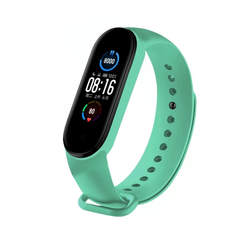 M6 Smart Watch for Men & Women - Fitness Tracker with Heart Rate, Blood Pressure Monitor, Waterproof