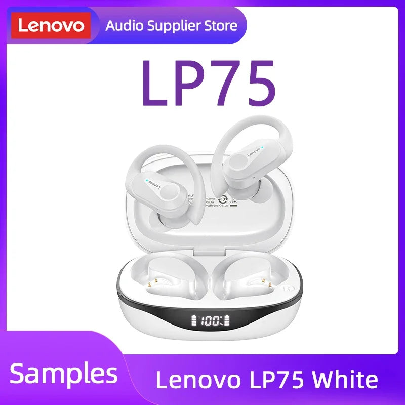 Lenovo LP75 TWS Bluetooth 5.3 Earphones – Waterproof & Noise Reduction