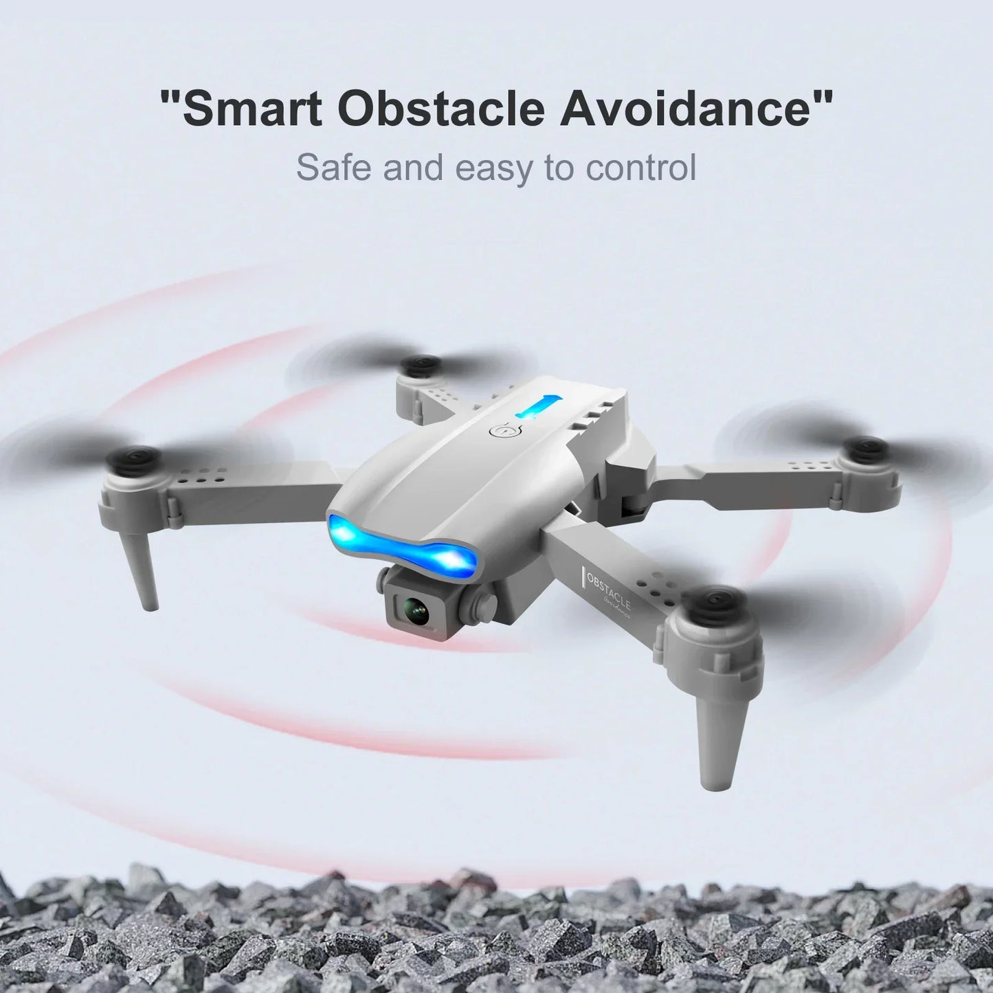 E99 Pro RC Drone Foldable 8K HD Dual Camera Quadcopter with Altitude Hold