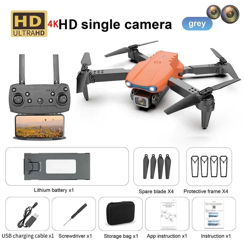 New E99 PRO Drone GPS 8K HD Camera FPV 5G Wifi Brushless Motor Foldable RC Quadcopter