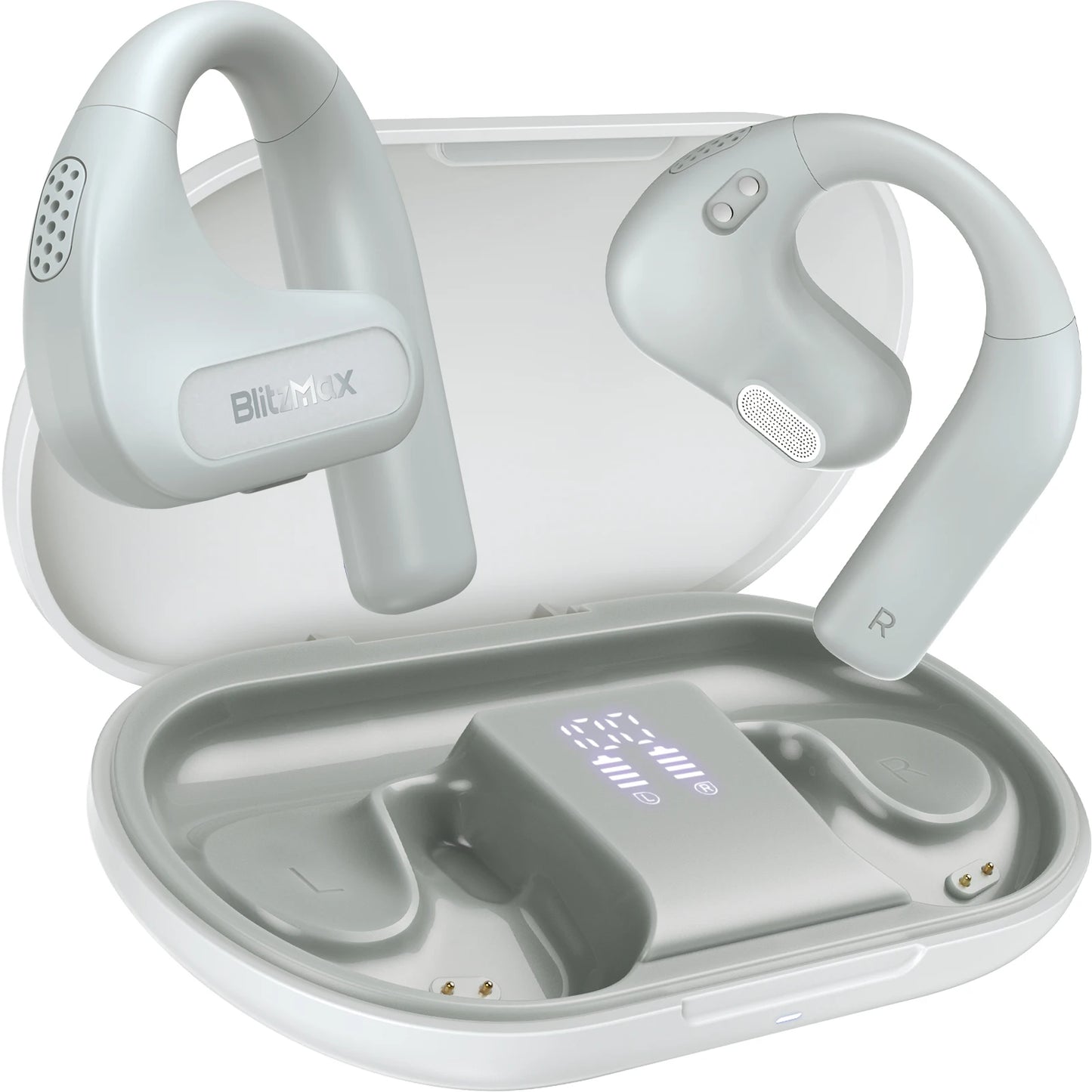 BlitzMax BM-CT2 True Wireless Bluetooth 5.3 Headphones with Enhanced Bass
