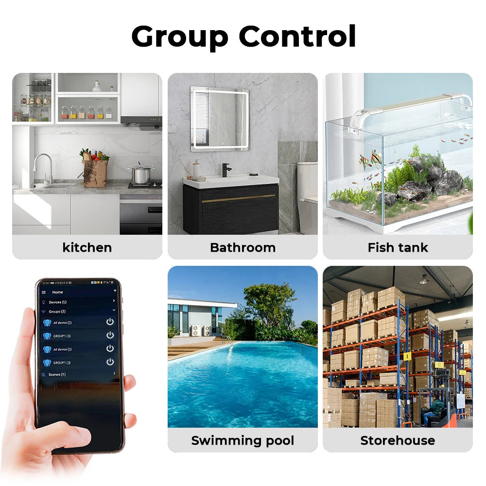 WiFi Water Level Sensor Tuya Leakage Alarm Flood Leak Detector Smart Home Life APP Water Alert Overflow Alarm Security System