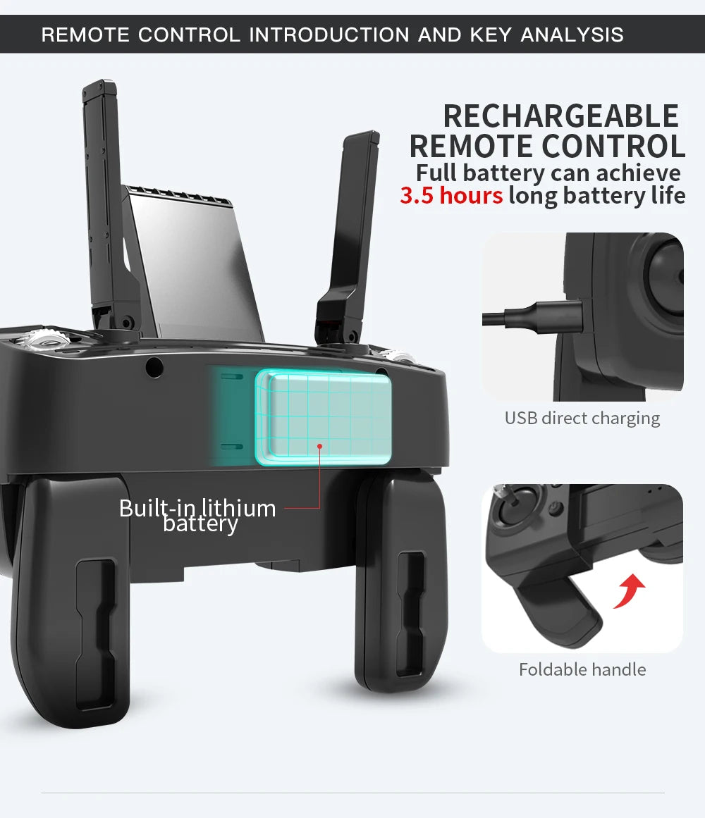 Drone L900 Pro 4K 5G GPS HD Dual Camera Foldable Quadcopter RC