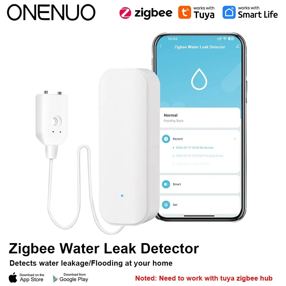 WiFi Water Level Sensor Tuya Leakage Alarm Flood Leak Detector Smart Home Life APP Water Alert Overflow Alarm Security System