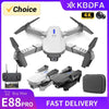 KBDFA 2023 E88 Pro WIFI FPV Drone with 4K Camera - Foldable Quadcopter