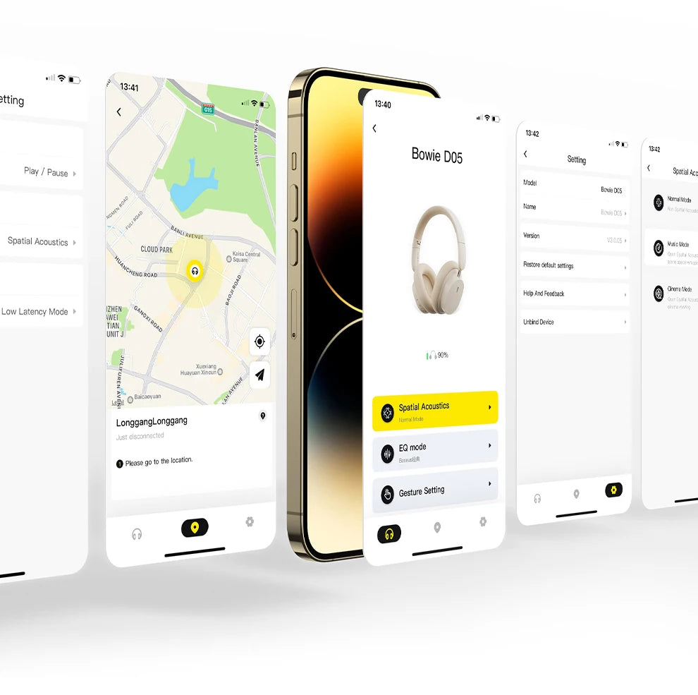 Baseus Bowie D05 Wireless Headphones – 3D Spatial Audio & 70H Playtime