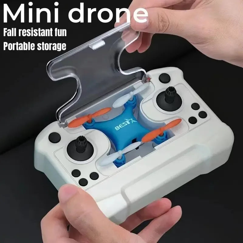 Drone Mini Remote Control Aircraft for Kids - Fixed Height Quadcopter