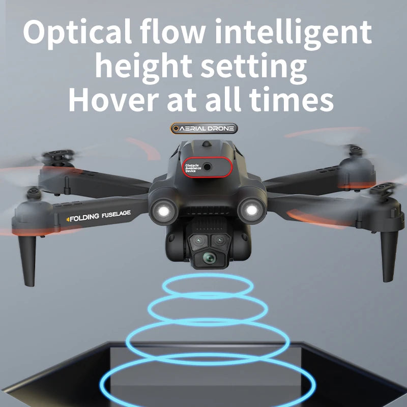 New M17 Max Drone 8K Professional Optical Flow RC Helicopter with Triple HD Camera, Foldable, WIFI FPV, LED, 5000m Range
