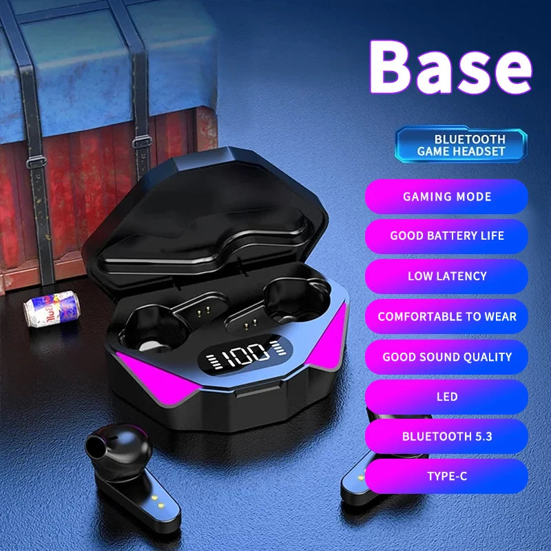 New Wireless Bluetooth Gaming Headphones, Earbuds for Xiaomi, Huawei