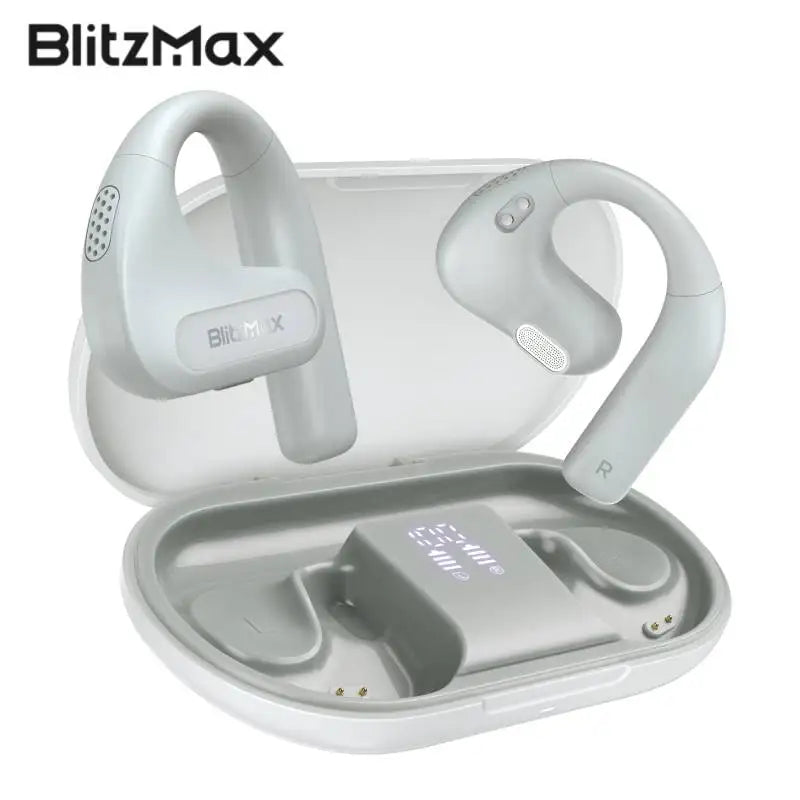 BlitzMax BM-CT2 True Wireless Bluetooth 5.3 Headphones with Enhanced Bass
