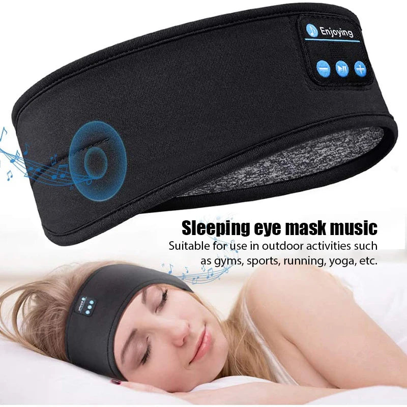 Fone Bluetooth Earphones Sports Sleeping Headband – Wireless Music Eye Mask Headset