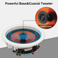Herdio 6.5 Inch Ceiling Bluetooth Speaker - 300W Home Audio System for Kitchen, Bedroom, Bathroom
