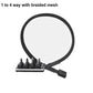 1-to-5 PWM Fan Hub Splitter Adapter for PC Cooling