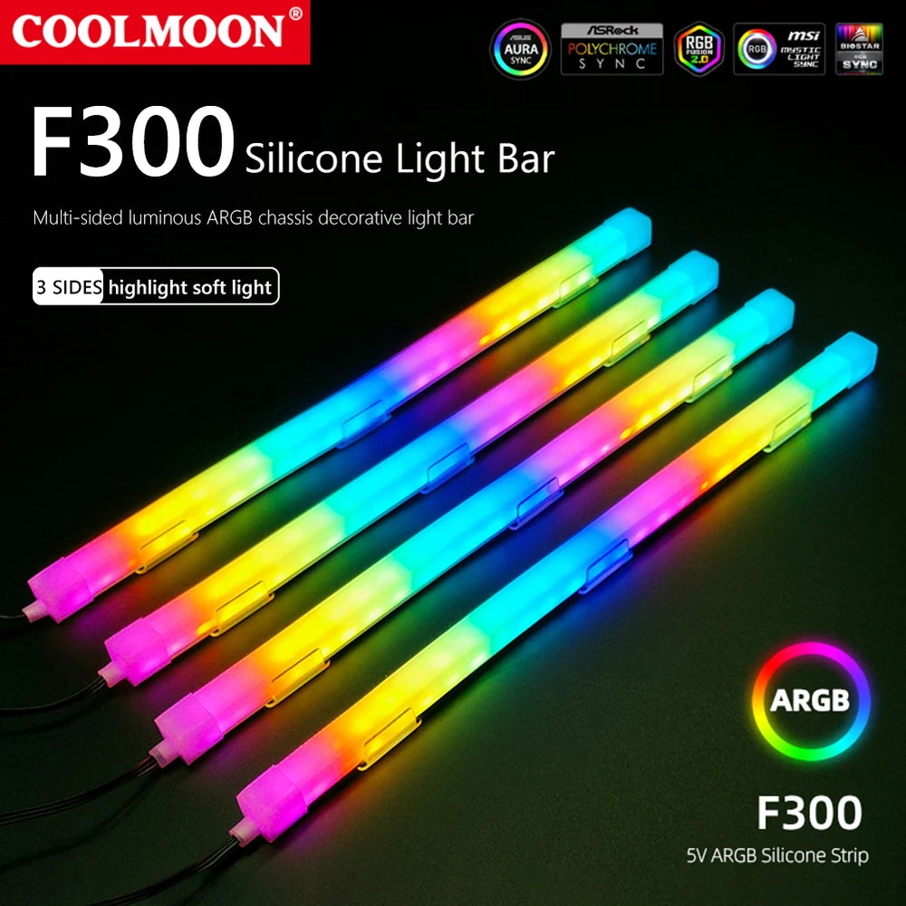 5V 3Pin/4Pin ARGB LED Light Strip – AURA SYNC for Gigabyte Motherboards