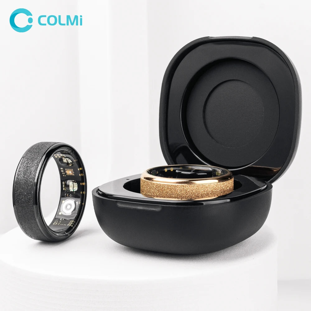 COLMI R10 Smart Ring with Charging Case, Health & Sleep Monitor, Waterproof, Multi-sport Mode