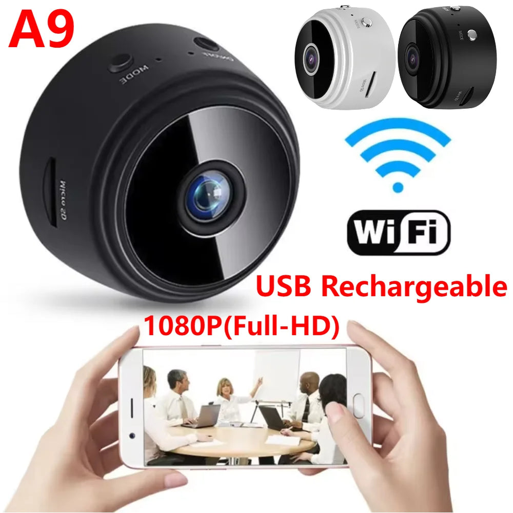 A9 WiFi Mini Camera – Wireless Security Camera for Home & Pets