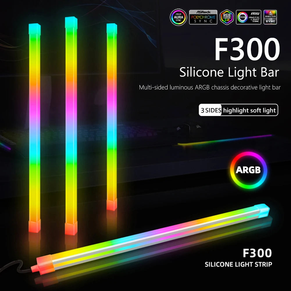 5V 3Pin/4Pin ARGB LED Light Strip – AURA SYNC for Gigabyte Motherboards