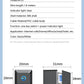 Computer Desktop Switch Blue LED Lights PC Power Button 1.8m Extension Cable