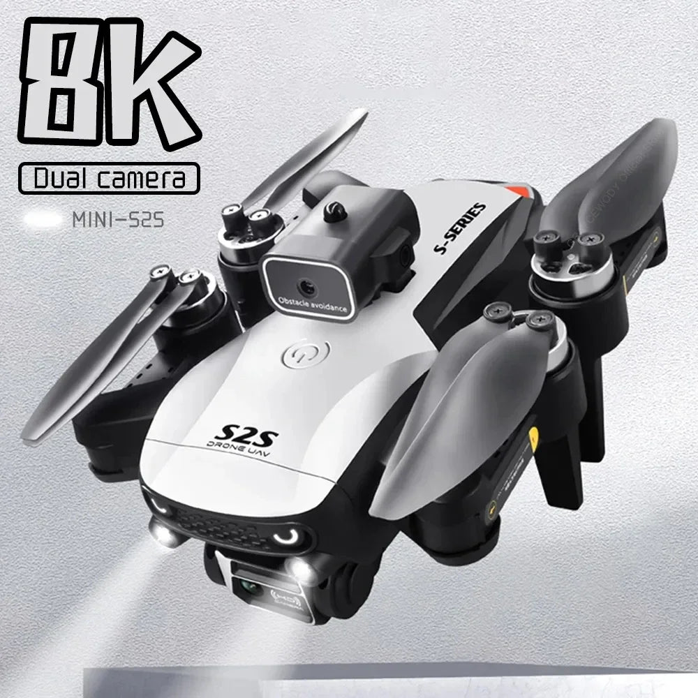S2S Mini Drone with 4K/8K HD Camera – Foldable Quadcopter for Aerial Photography