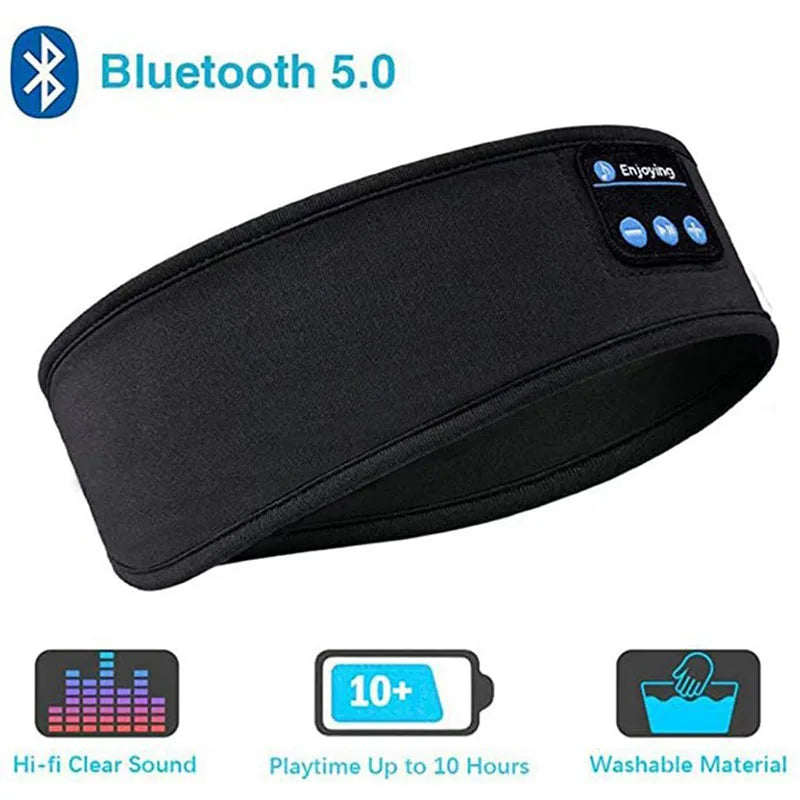 Fone Bluetooth Earphones Sports Sleeping Headband – Wireless Music Eye Mask Headset